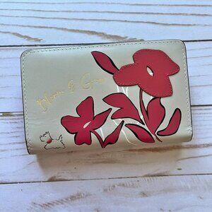Radley London Bloom and Grow Leather Medium Bifold Wallet (New with defects)